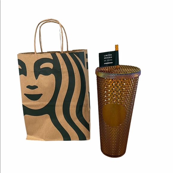 Starbucks Other - Starbucks Copper/Gold Venti Studded 50 Year Cup
